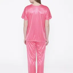 PHALIN Women Satin Night suits image 2