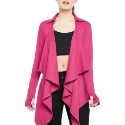 Hypernation Fuchsia Cotton Shrug-picture-39