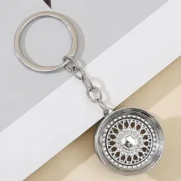 AUGEN Stainless Steel Part-Charm Gifting Key Chain With Key Ring-picture-16
