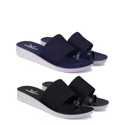 BERSACHE Women Pack Of 2 Open Toe Flats-image-54