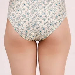 Soie Women Pack Of 3 Printed High Rise High Waist Hipster Briefs 3HWB-32 P-2 image 5