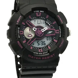 Sonata Men Printed Dial & Straps Analogue and Digital Watch 77132PP06W-picture-0