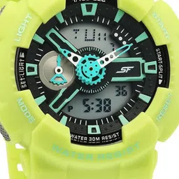 Sonata Men Printed Dial & Textured Straps Analogue and Digital Watch 77132PP09W image 2