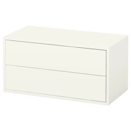 ikea eket Cabinet with 2 drawers, white, 70x35x35 cm-picture-8