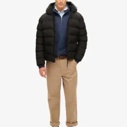 superdry Hooded Sports Puffer Jacket image 3