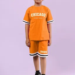 WEARDUDS Kids Printed T-shirt With Trousers-picture-30
