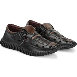 LAZY21 Men Black Sandals image 5