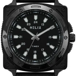 Helix Men Dial & Leather Straps Analogue Watch TW062HG00T image 5