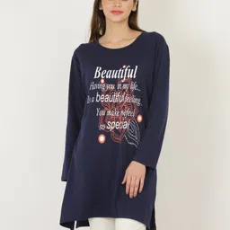 DDASPRATION Women 1 Typography Printed Regular T-shirt-image-53