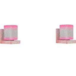 SOMIL Pink Glass Cylinder Printed Wall Lamps-picture-17