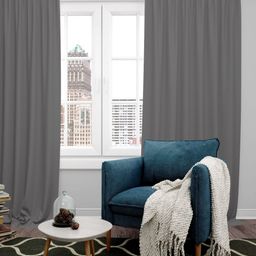 Parda Online Grey Set of 2 Black Out Long Door Curtain-picture-48