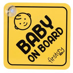 babyhug Firstcry Baby On Board Sign - Yellow-picture-49