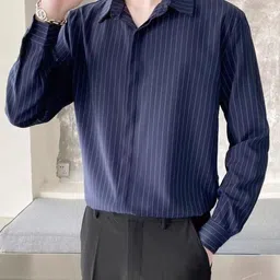 StyleCast Men Original Opaque Striped Casual Shirt image 3