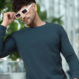 Rigo Long Sleeves Pure Cotton T-shirt-image-47