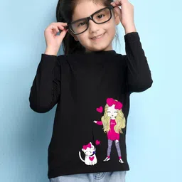 NUSYL Girls Printed T-shirt-picture-15