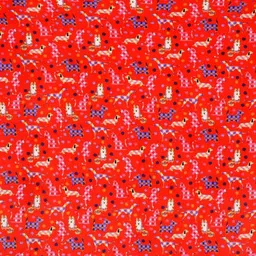 BREVARD Red Printed AC Room 200 GSM Woolen Double Bed Blanket image 2