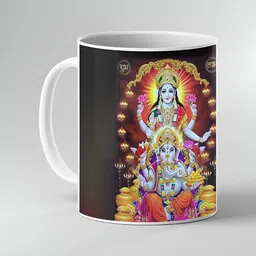 Keviv White & Black Text or Slogans Printed Ceramic Glossy Mugs Set of Cups and Mugs image 1