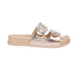 Stylestry Girls Embellished Party T-Strap Flats-picture-19