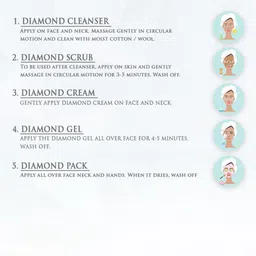 pure roots Diamond Facial Kit- 100g image 3