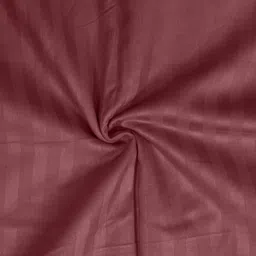 Sleeping Owls Maroon Striped 210 TC Single Bedsheet with 1 Pillow Covers-picture-30