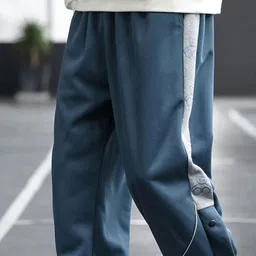 StyleCast Men Loose Fit Joggers with Side Stripes image 3