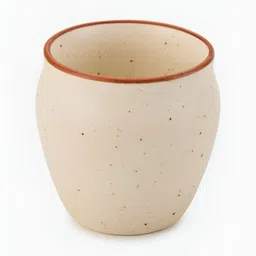 Fabindia Beige & Brown Textured Ceramic Glossy Kulladhs Set of Cups and Mugs image 2