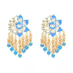 JOHARKAMAL Floral Drop Earrings image 4