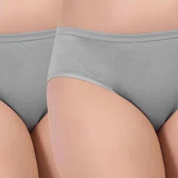 ORLIZEA Pack of 2 Women Low-Rise Cotton Blend Hipster Briefs-picture-18