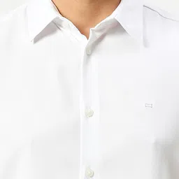Basics Men Slim Fit Solid Casual Shirt image 3