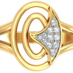 avsar AVR451YA 18kt Diamond Yellow Gold ring-image-1