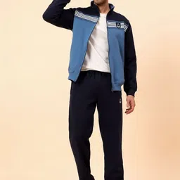 Cantabil Striped Mock Collar Neck Tracksuits-picture-30