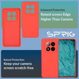 SPRIG Solid Printed Back Case Mobile Accessories image 2