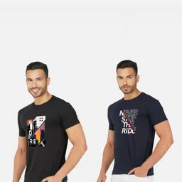 GLOBAL NOMAD Men 2 Printed Bio Finish T-shirt image 5