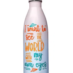 Speedex Pink & Blue Single Stainless Steel Printed Water Bottle-image-27