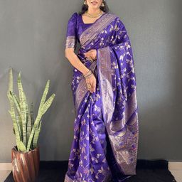 AMRUTKALA SAREES Woven Design Banarasi Saree-picture-41