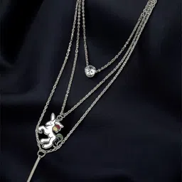 FEMMIBELLA Silver-Plated Handcrafted Necklace-picture-17