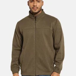 Octave Mock Collar Flannel Front-Open Sweatshirt-picture-29