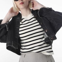 ONLY Striped Round Neck Pullover Sweater-picture-29