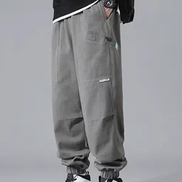 StyleCast Men Solid Regular Fit Mid-Rise Joggers-picture-33