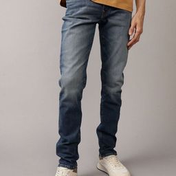 AMERICAN EAGLE OUTFITTERS Men Slim Fit Mid-Rise Light Fade Jeans-picture-25