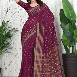 Pionex Ethnic Motifs Zari Art Silk Designer Banarasi Saree image 2