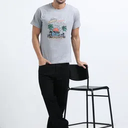 THE BEETEL HOUSE Men Typography Printed Round Neck Cotton T-shirt image 2