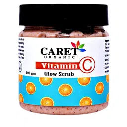 CARET ORGANIC Set Of 3 Vitamin C Soap-75g, Vitamin C Glow Scrub & Aloevera Gel- 100g image 2