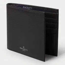 HACKETT LONDON Men Textured Two Fold Wallet image 4