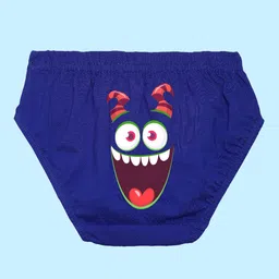 NUSYL Boys Pack Of 3 Printed Pure Cotton Basic Briefs NUBCBRFPO3.0069 image 3