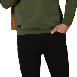 triptee Men Full Sleeve Solid Sweatshirt image 4