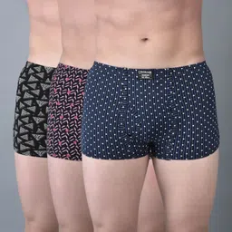 dollar bigboss Pack of 3 Soft Combed Cotton Printed Men Trunk-picture-27