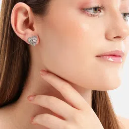 DressBerry Heart Shaped Studs-image-0