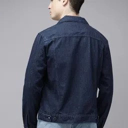 U.S. Polo Assn. Denim Co. Spread Collar Long Sleeves Pure Cotton Denim Jacket image 4