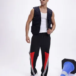 Kook N Keech Men Relaxed Fit Panelled Track Pants image 2